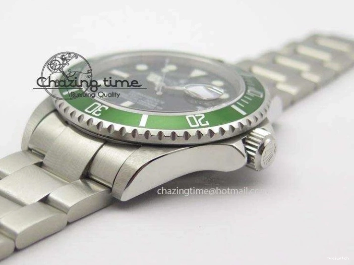 Bracelet Green Maker 16610 A3135 Dial SS Submariner BP On 0319